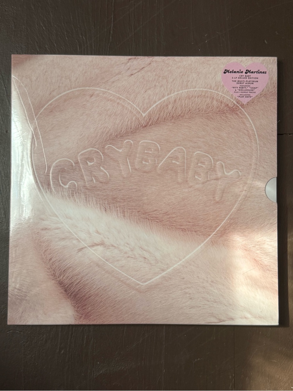 Melanie Martinez Pink "Cry Baby" Embossed Wall Art Cover